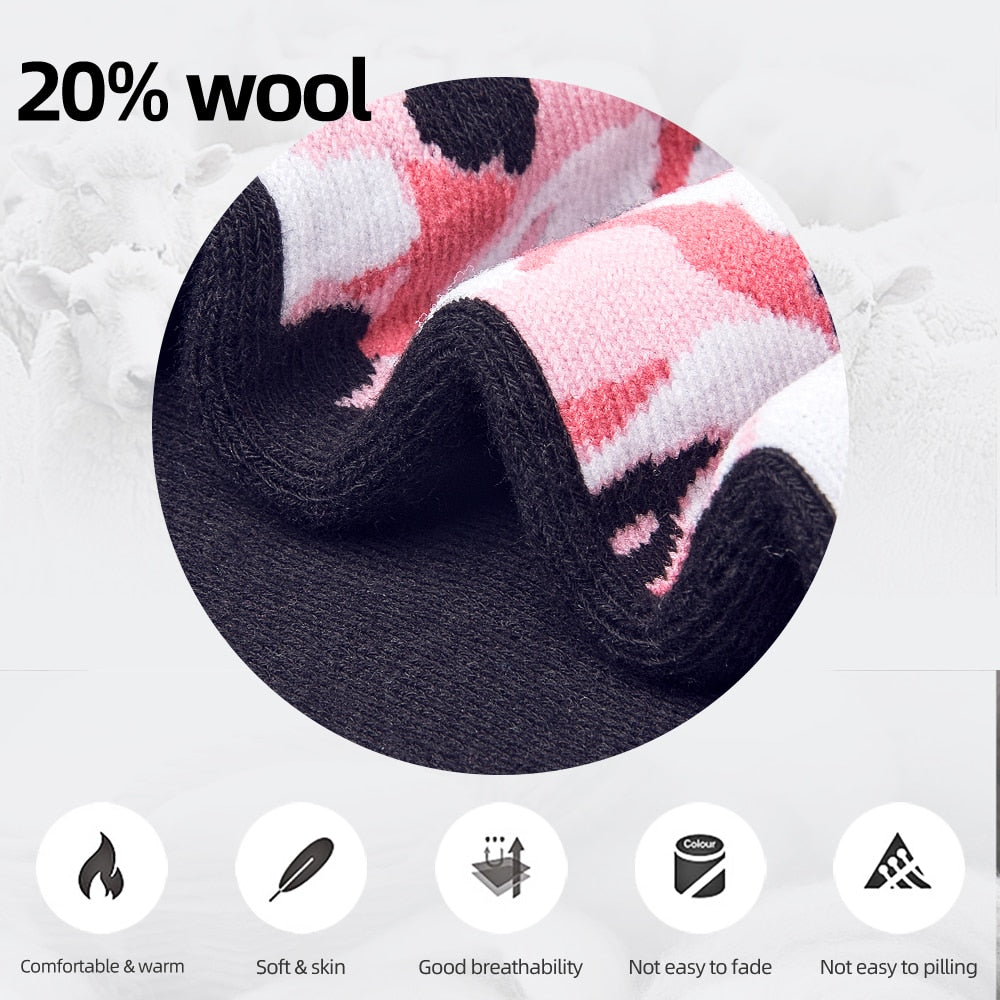 COPOZZ Thick Ski Socks Cotton Sports Snowboard Cycling Skiing Soccer Socks Men Women Child Absorption High Elastic Thermosocks - KiwisLove