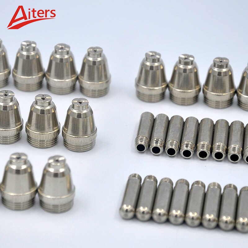 40PCS/Kit for AG60 SG55 Air Plasma Consumables 20PCS Nozzles and 20PCS Electrodes WSD60 Cutter Cutting Torch - KiwisLove