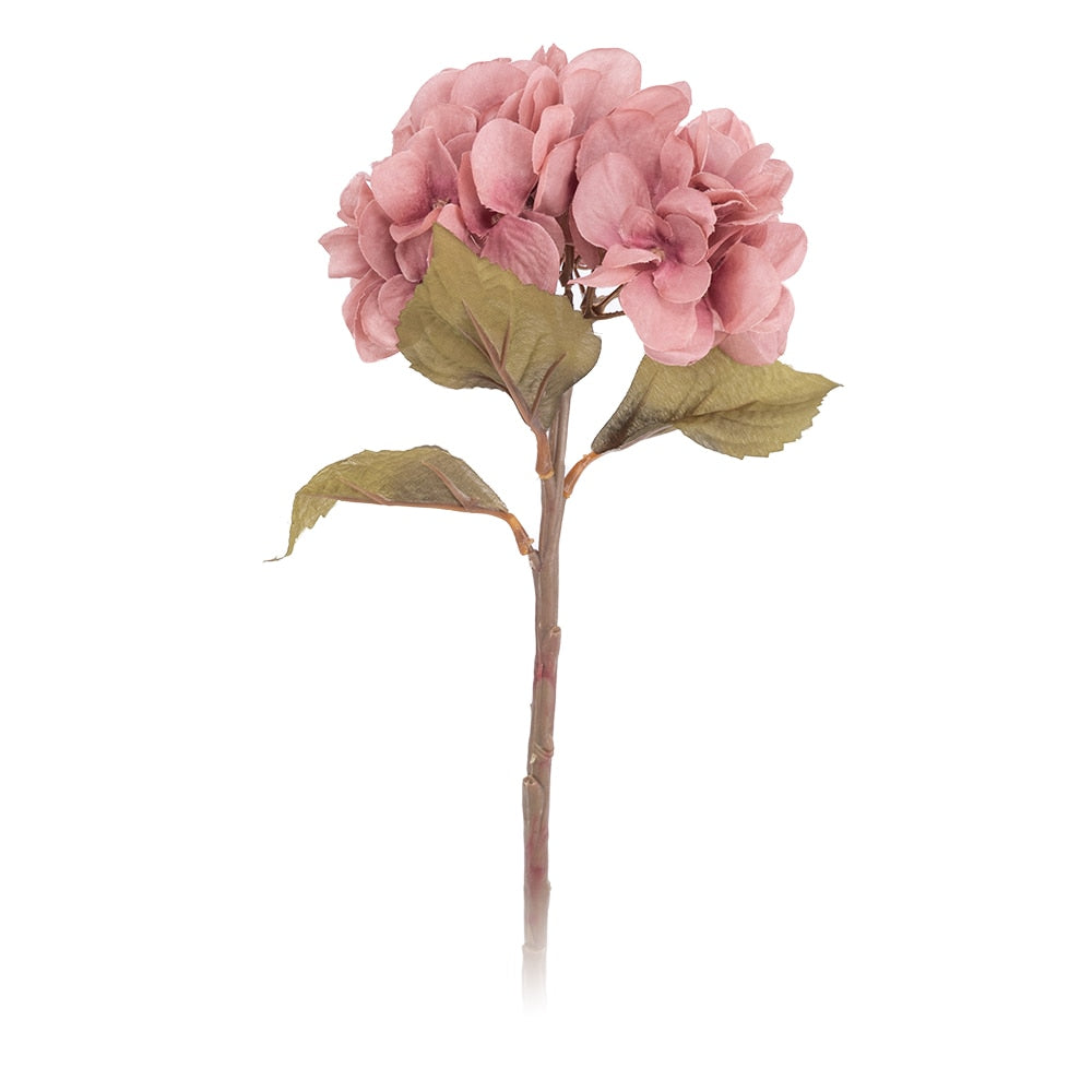 artificial flowers hydrangea branch home wedding decor autum silk plastic flower high quality fake flower party room decoration - KiwisLove