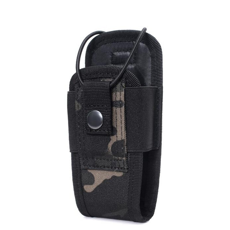 1000D Airsoft Molle Radio Walkie Talkie Pouch Tactical Waist Bag Holder Pocket Portable Interphone Holster Hunting Carry Bag - KiwisLove