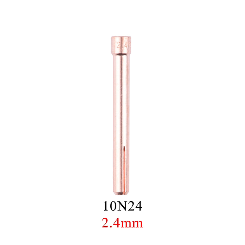 5/10PCs 1.0/1.6/2.4/3.2/4.0mm TIG Collet 10N22S 10N23S 10N24S 10N25S 10N22 10N23 10N24 10N25 For WP17/18/26 Welding Torch Kit - KiwisLove