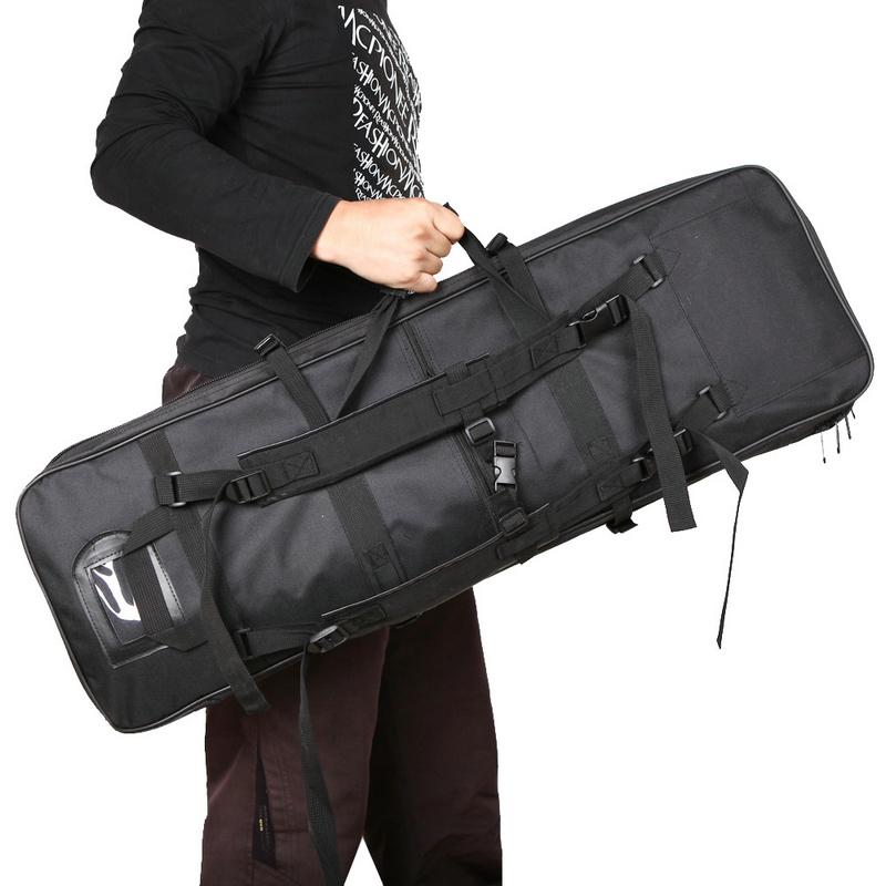 New 33inch 85cm Rifle Holster Airsoft Military Tactical Dual AEG Rifle Gun Carrying Bag Case Outdoor Hunting Shooting Gun Bag - KiwisLove