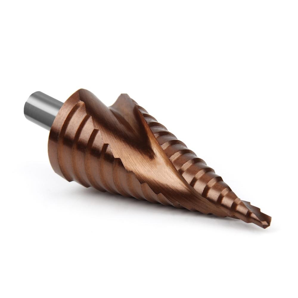 M35 5% Cobalt HSS Step Drill Bit HSS CO High-Speed Steel Cone Triangle Shank Metal Drill Bits Tool Set Hole Cutter For Stainles - KiwisLove