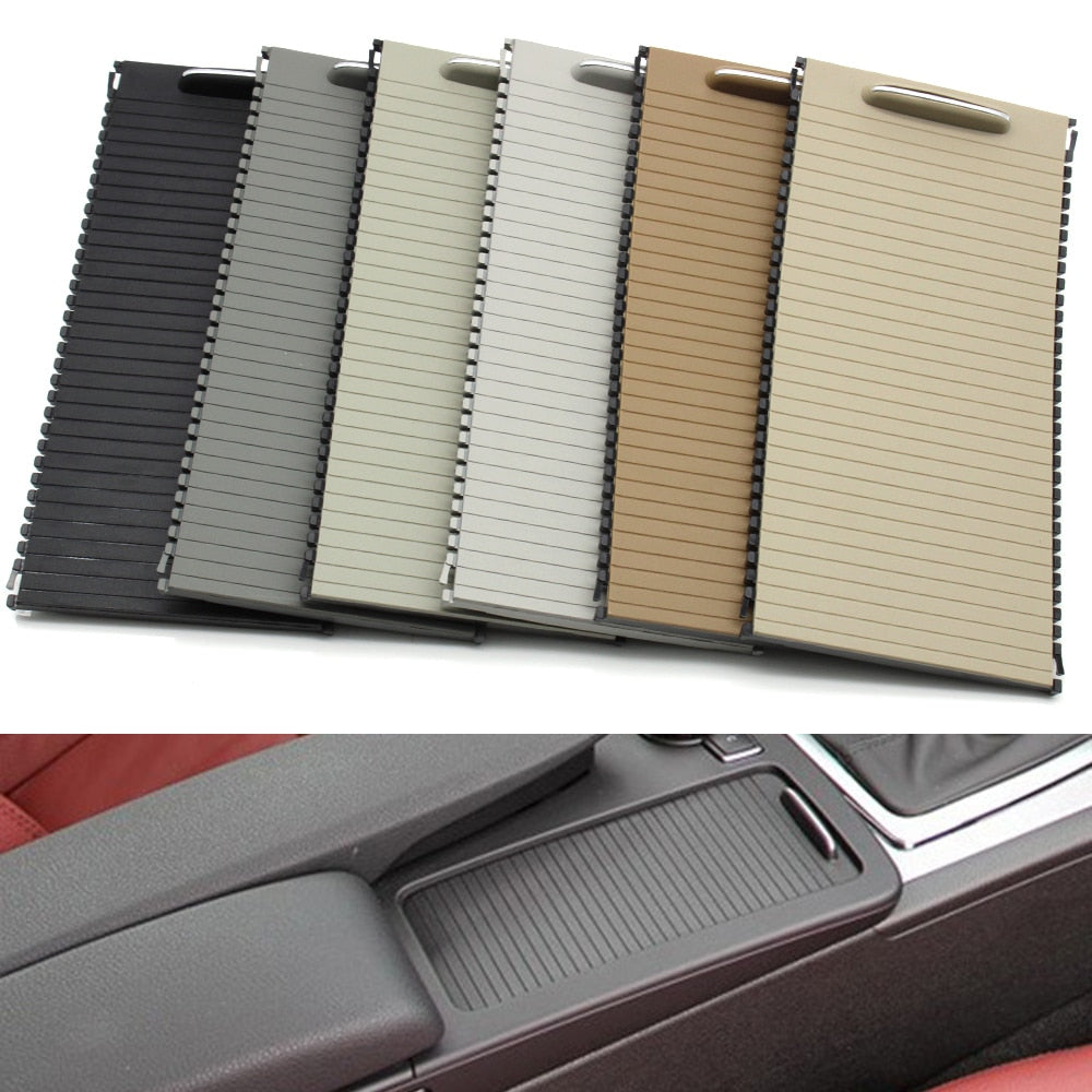 Interior Car Drink Water Cup Holder Cover Blind Shutter For Mercedes Benz W204 C C180 C200 C220 C300 W207 E W212 E260 E300 - KiwisLove