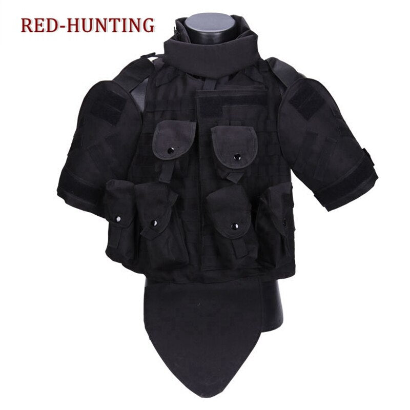 Tactical Military Police Security Safety Vest Protective Vest Interceptor OTV Portable CS - KiwisLove