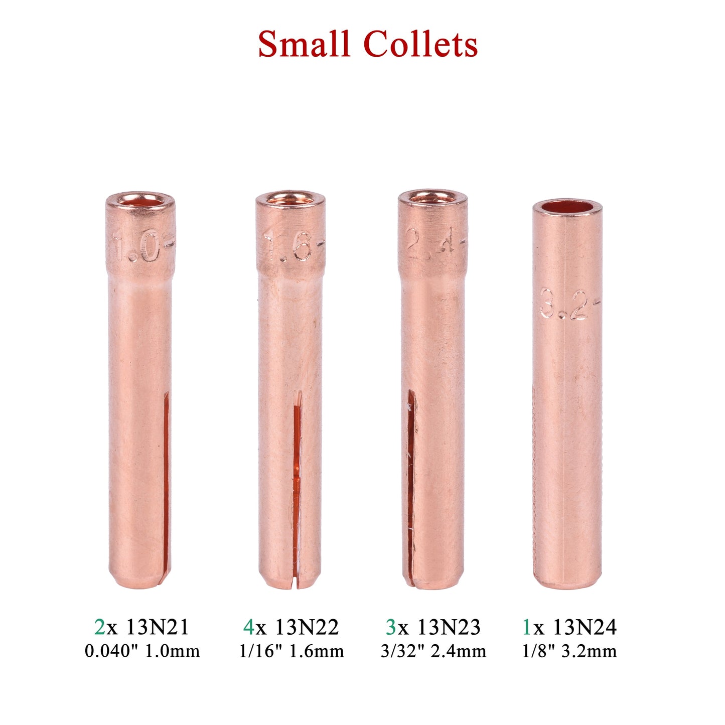 58Pcs TIG Welding Torch Lengthen Nozzle Gas Lens 10# High Temperature Glass Kit Durable Practical Accessories  For WP9 WP20 WP25 - KiwisLove