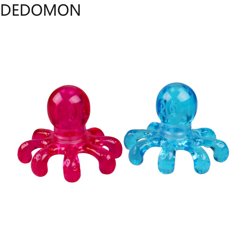 Colorful random Portable Crystal Massage Handheld Octopus Massager For Relieving Neck Abdomen Back Muscle Pain Relief Body Care - KiwisLove