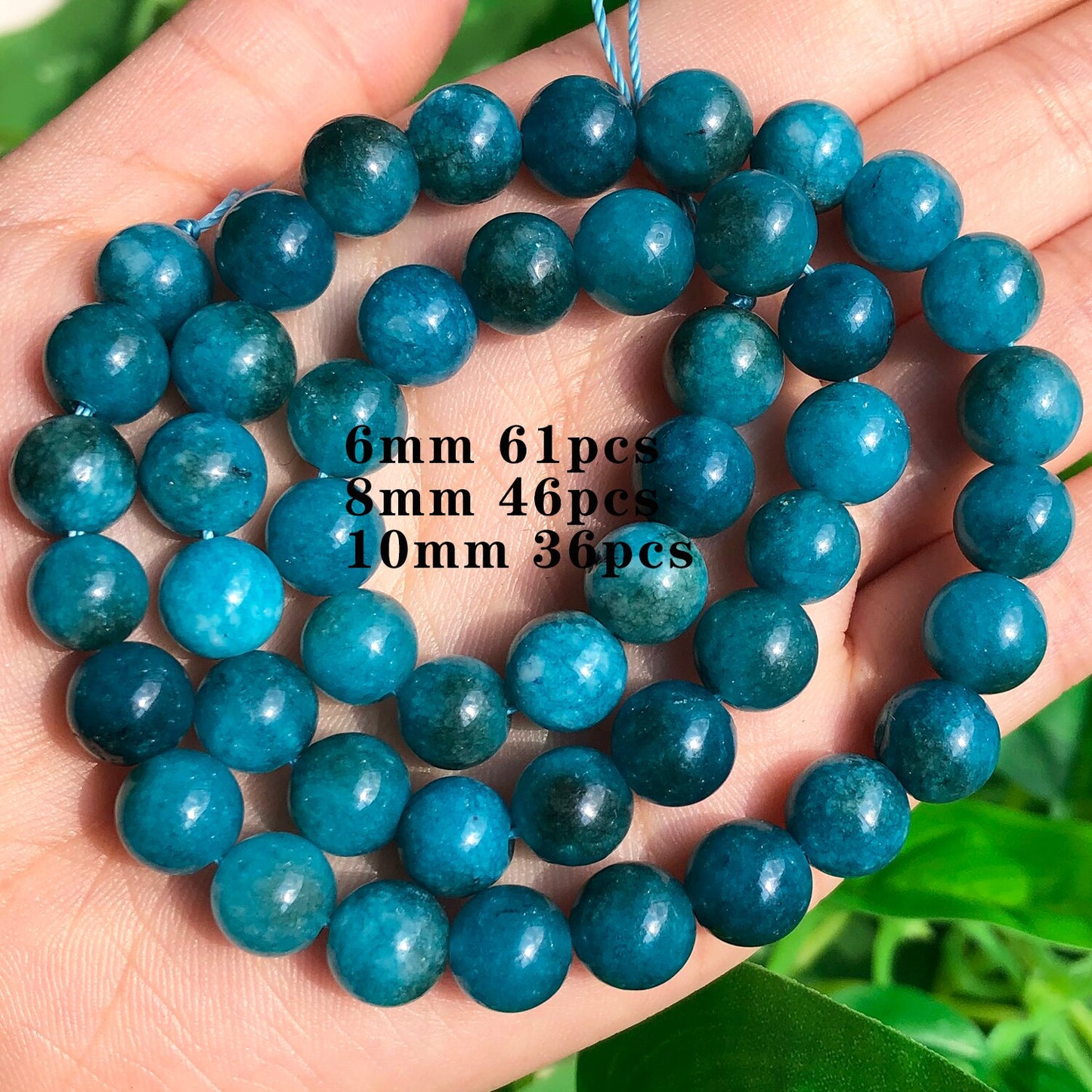 Natural Stone Blue Apatite Gem Beads Round Irregular Faceted Rondelle Loose Beads For Jewelry Making Diy Bracelets Accessories - KiwisLove