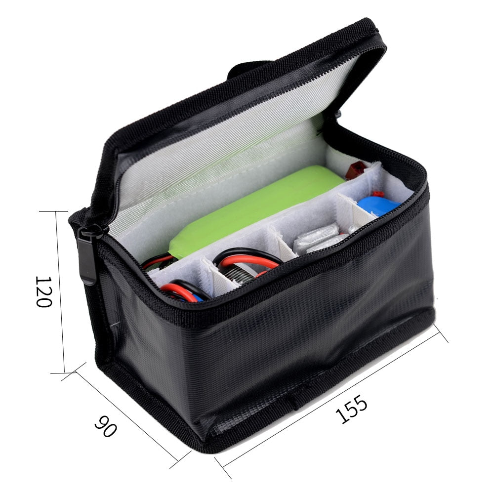 Fireproof Waterproof Lipo Battery Explosion Proof Safety Bag Fire Resistant for Lipo Battery FPV Racing Drone RC Model - KiwisLove