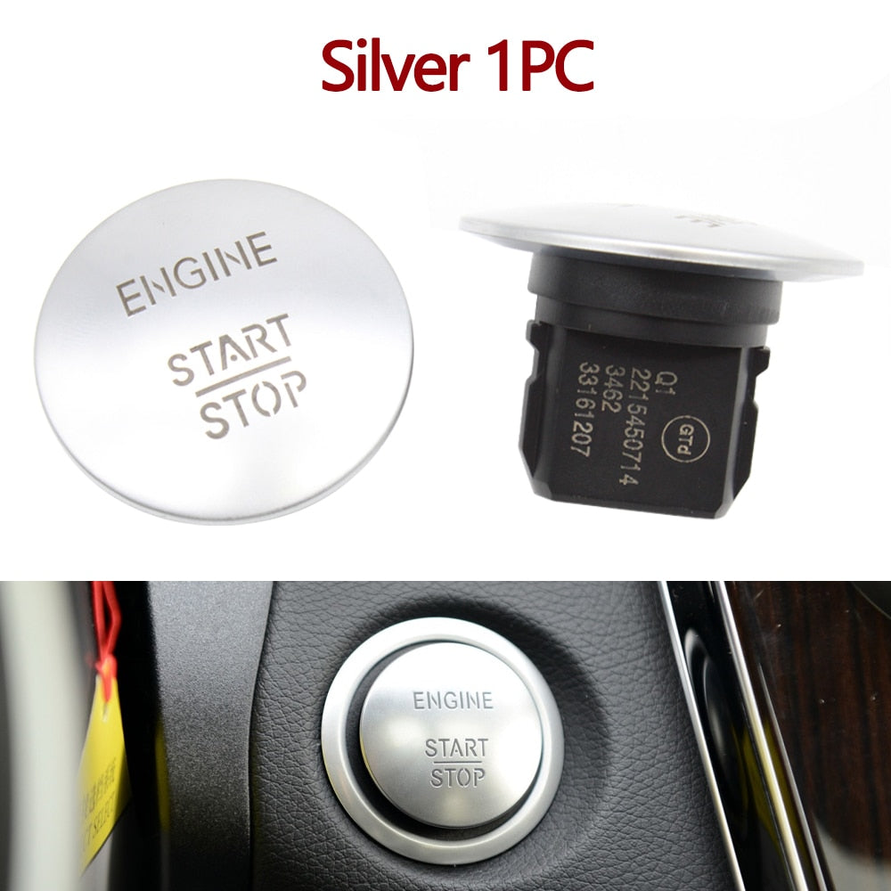 Engine Ignition One-Click Start Stop Button Keyless Push Switch For Mercedes BENZ W204 W164 W205 W212 W213 W221 2215450714 - KiwisLove