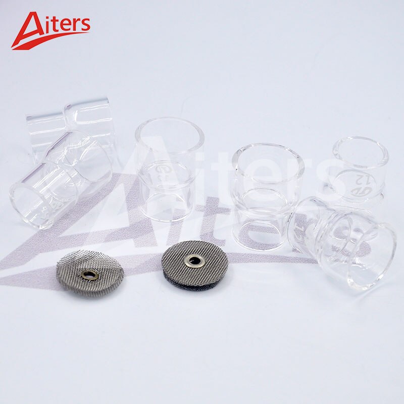 TIG Pyrex Glass Cup 71PCS kit for WP-17/18/26 TIG Welding Accessories Collet Body Ceramic Gas Nozzle and Stubby Gas Lens - KiwisLove