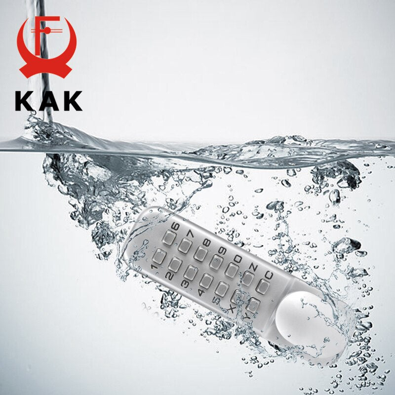 KAK Anti-theft Security Door Lock Mechanical Password Door Lock Safe Home Gate Lock Door Hardware Indoor Outdoor Lock Keyless - KiwisLove