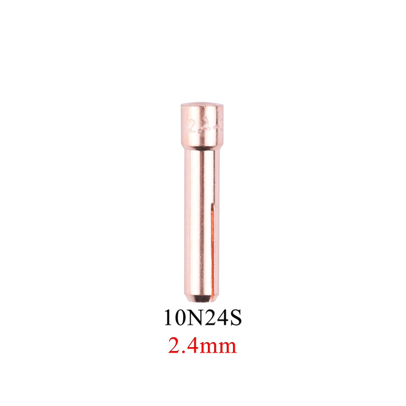 5/10PCs 1.0/1.6/2.4/3.2/4.0mm TIG Collet 10N22S 10N23S 10N24S 10N25S 10N22 10N23 10N24 10N25 For WP17/18/26 Welding Torch Kit - KiwisLove