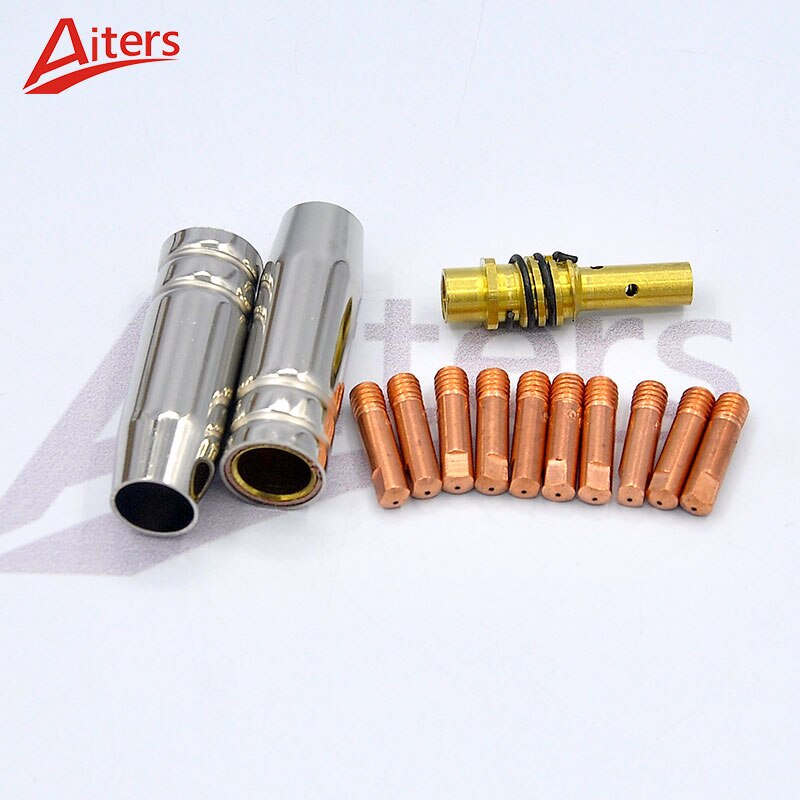 15AK Torch 13PCS Consumables Welding accessories Nozzle holder Contact Tips MIG Welding Torch Nozzle - KiwisLove