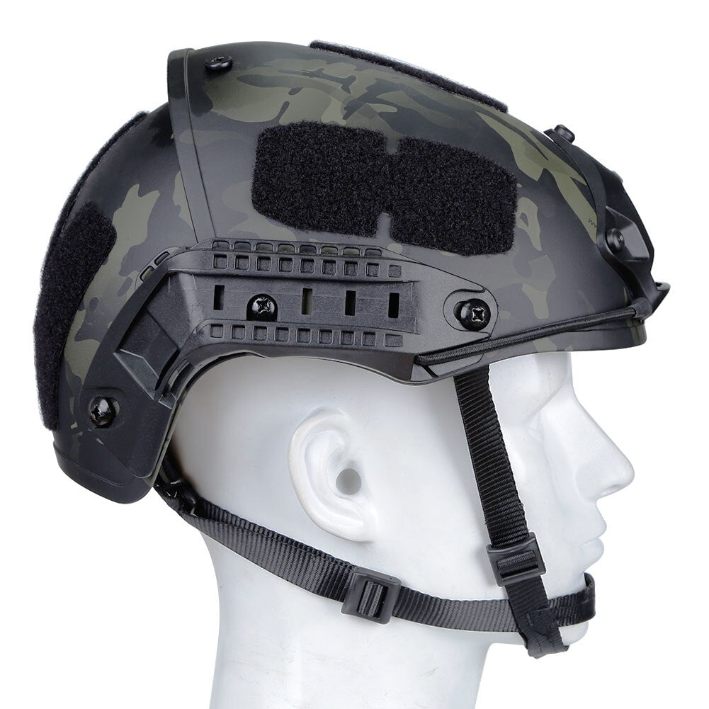 Tactical Army Helmet Military Half-covered Airsoft Helmets Safety Head Protector Shooting Helmet for Hunting Paintball Sports - KiwisLove
