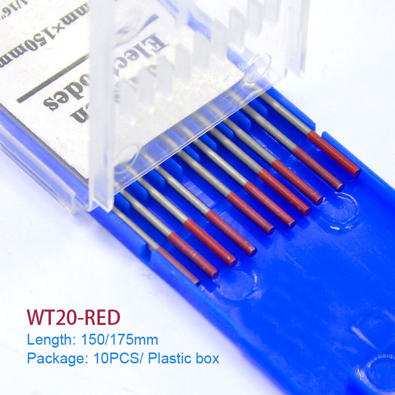 Tungsten Electrodes Welding Electrodes WT20 WC20 WL20 WL15 WZ8 WP WY20 2.4x150 175mm TIG Rods - KiwisLove