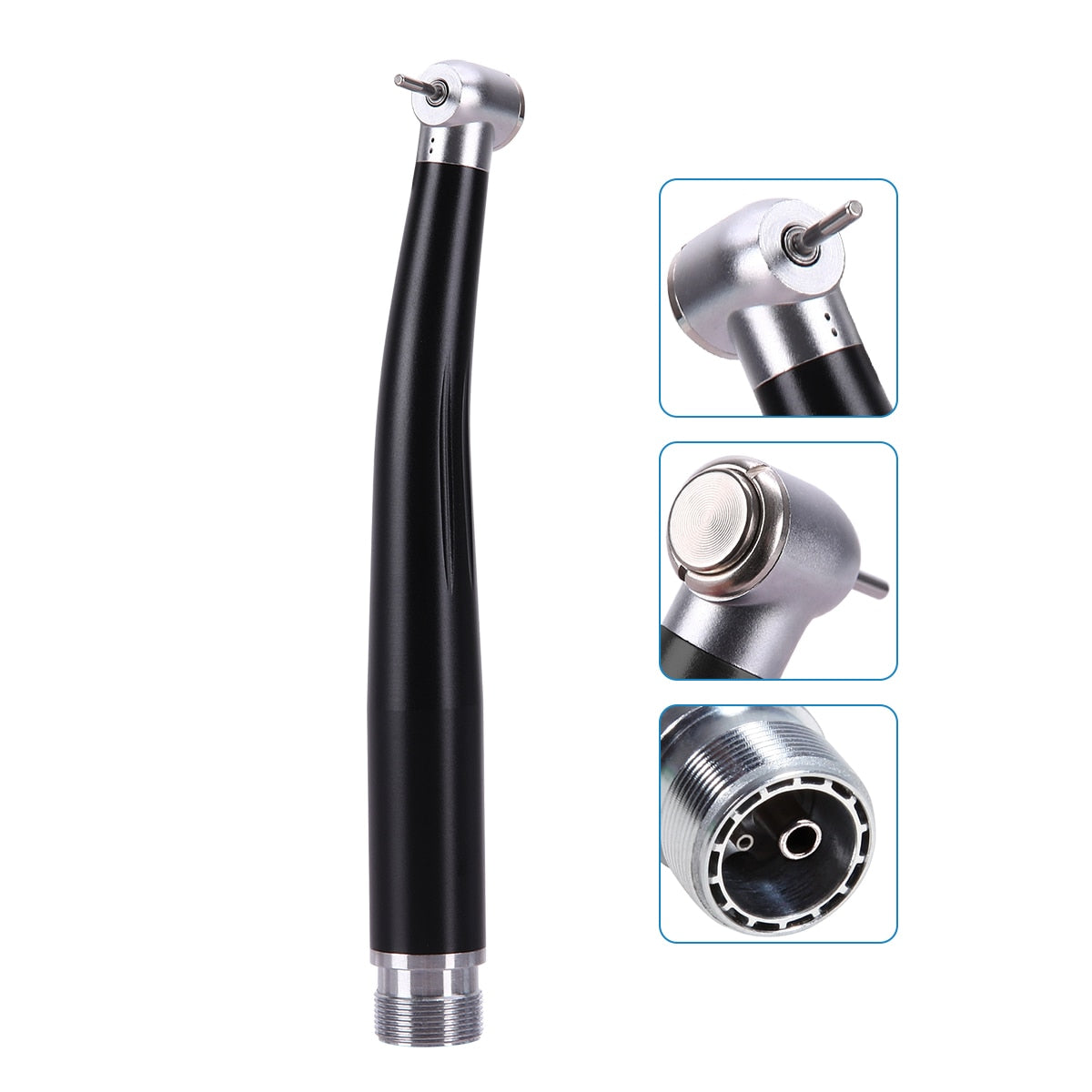 Dental High Speed Air Turbine Standard Head Push Button Single Water Spray 2/4 Hole Color Handpiece Autoclavable - KiwisLove