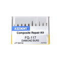 AZDENT Dia.1.6mm Dental Diamond Burs Drills High Speed Handpiece Polishing Tools - KiwisLove