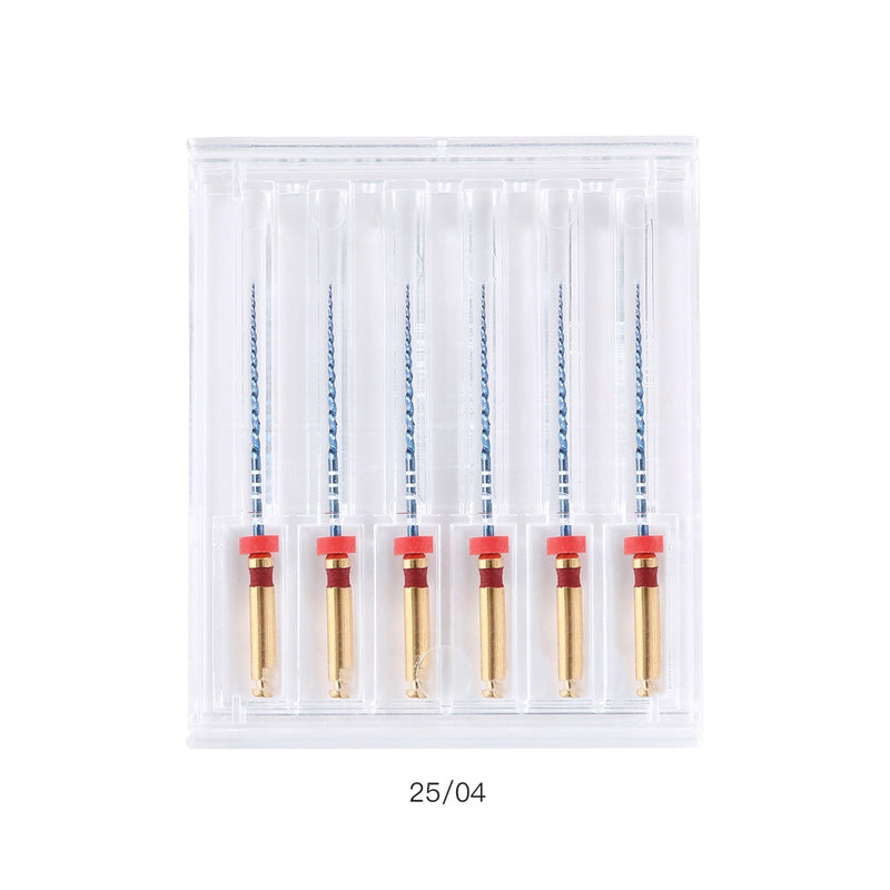 6pcs/Box Dental 25mm Endo File Engine Use Root Canal Instrument NITI Alloy Files - KiwisLove