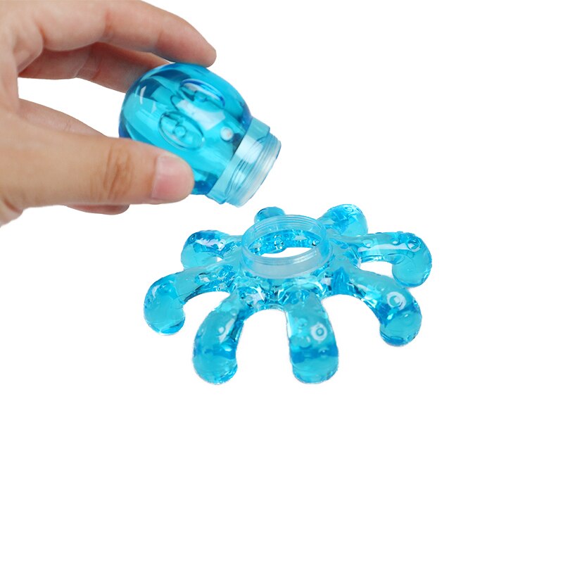 Colorful random Portable Crystal Massage Handheld Octopus Massager For Relieving Neck Abdomen Back Muscle Pain Relief Body Care - KiwisLove