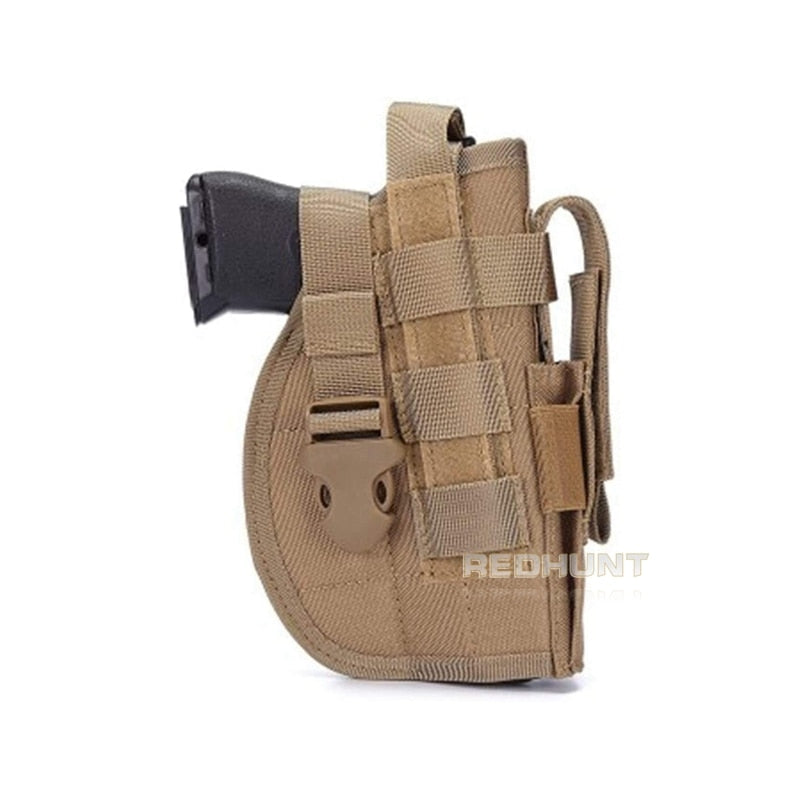 Universal Gun Holster Tactical Molle Pistol Holster Magzine Pouch for Glock 17/1911 - KiwisLove