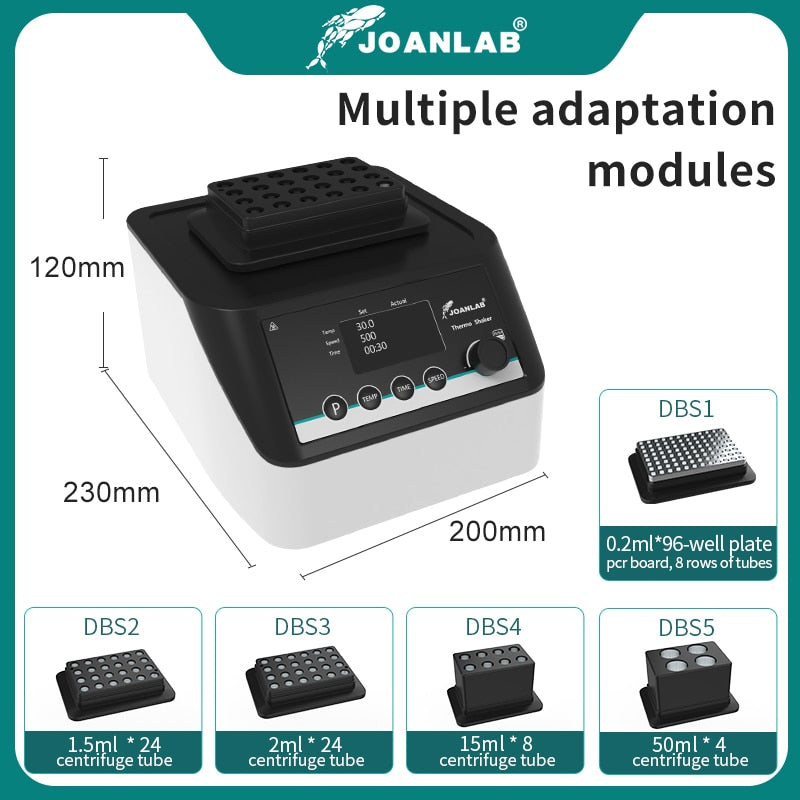 JOANLAB Digital Display Heating Dry Bath Incubator Laboratory Equipment Constant Temperature Heater Dry Bath Incubator Shaker - KiwisLove