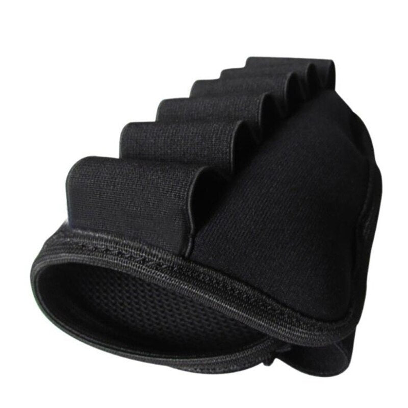 Tactical 6 Round Shell Holder Military Airsoft Bullet Carrier Pouch 12/20 Bullet Buttstock Shell Carrier Hunting Accessories - KiwisLove