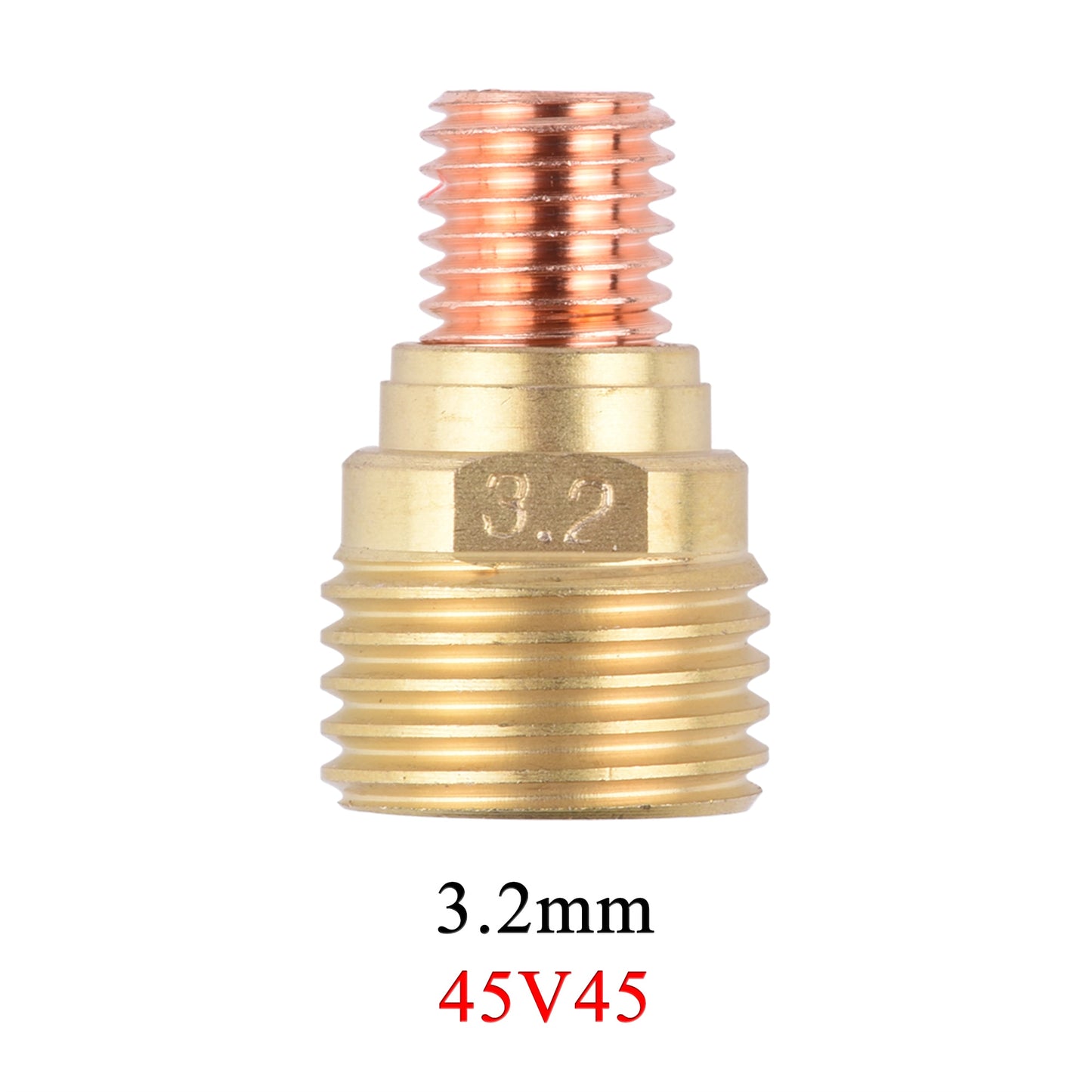 5/10Pcs 1.0/1.6/2.4/3.2mm TIG Gas Lens Collet Body 45V42 45V43 45V44 45V45 For TIG WP9 20 25 Welding Torch Accessories - KiwisLove