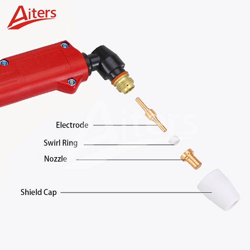 PT31 Plasma Cutting Torch Kit 65PCS/Kits for 40A Cutting Torch Consumables Ceramics Shield LG40 CUT Electrode Nozzle - KiwisLove