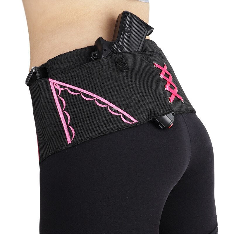 CZ 75 M9 1911 PX4 G2C Glock Tactical Belly Band Holster Concealed Carry Universal Pistol Gun Pouch Invisible Elastic Girdle Belt - KiwisLove