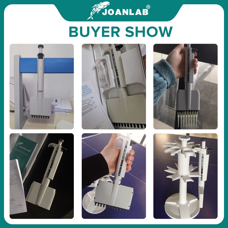 JOANLAB Official Store Multichannel Pipette Lab Equipment Manual Digital Adjustable Micropipette 8 Channels Pipette 12 Channels - KiwisLove