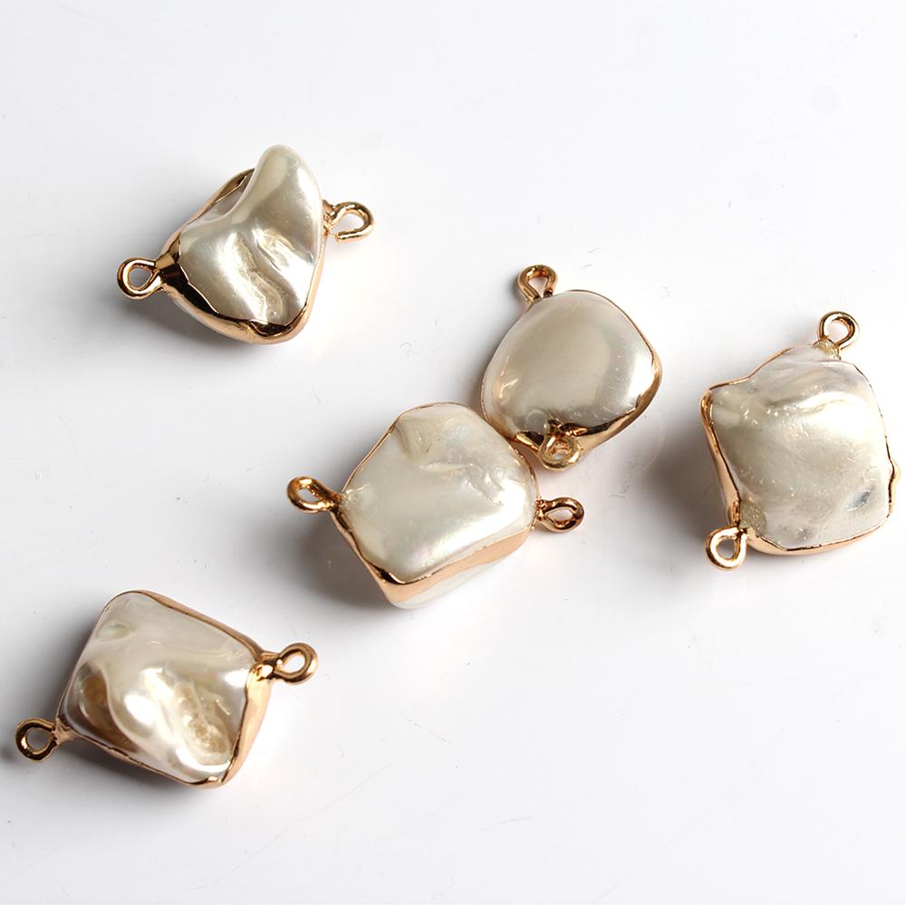 1pcs Natural Irregular Freshwater Pearls Yellow Pink White Grey Loose Beads For Jewelry Making Diy Pearl Necklace Bracelet - KiwisLove