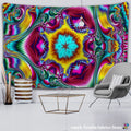 Mandela Wall hanging Tapestry psychedelic pattern yoga throw beach throw carpet Hippie Home Decor mandala Wall Tapestry Blanket - KiwisLove