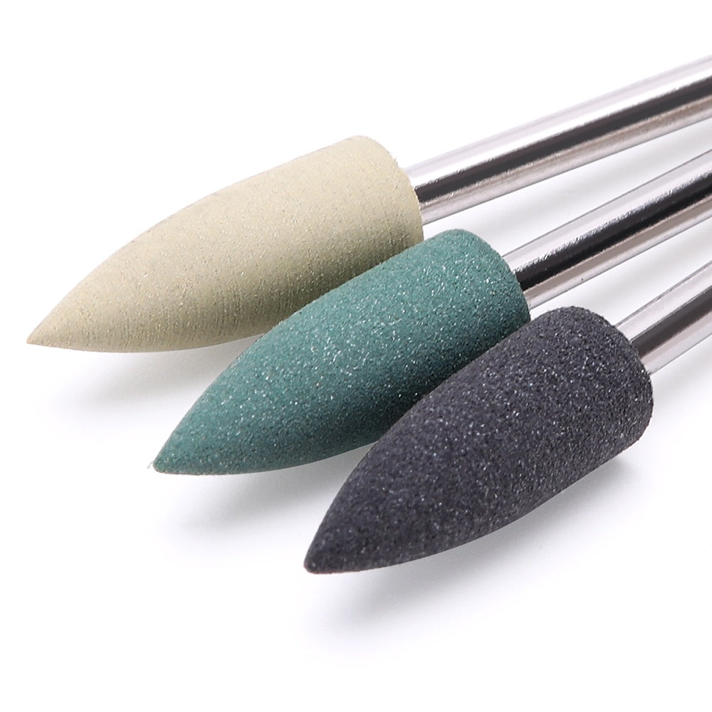 12pcs/kit Dental Diamond Burs Hidden Resin Base Polishing Kit for Low Speed HP 0412 - KiwisLove