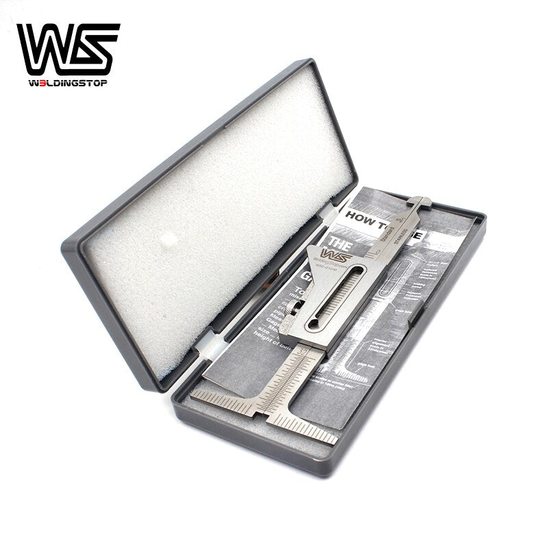 HI LO Welding Pipe Gauge level Measuring Gage inch&amp;metric reading stainless steel - KiwisLove