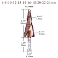 M35 5% Cobalt HSS Step Drill Bit HSS CO HSSCO High-Speed Steel Cone Hex Shank Metal Drill Bits Tool Set Hole Cutter For Stainles - KiwisLove