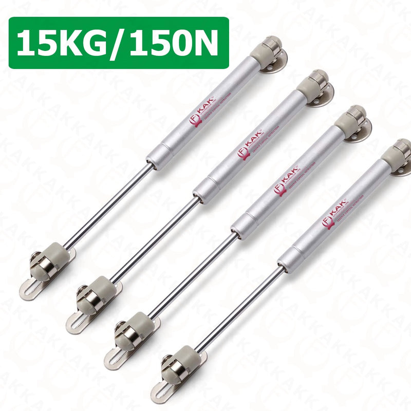 KAK 4 Pack 6kg 10kg 15kg Gas Spring Cabinet Hinge Copper Core Door Lift Support Hydraulic Kitchen Cupboard Door Hinges Hardware - KiwisLove