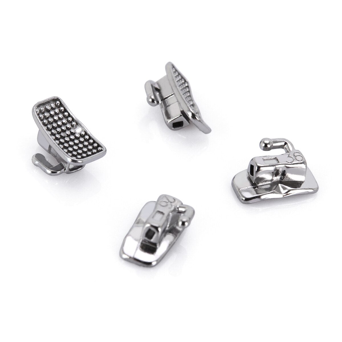 1 Pack=4Pcs AZDENT Dental 1st Orthodontic Braces Buccal Tube Molar Bondable Monoblock Non-Convertible Single Roth/MBT 0.022 - KiwisLove