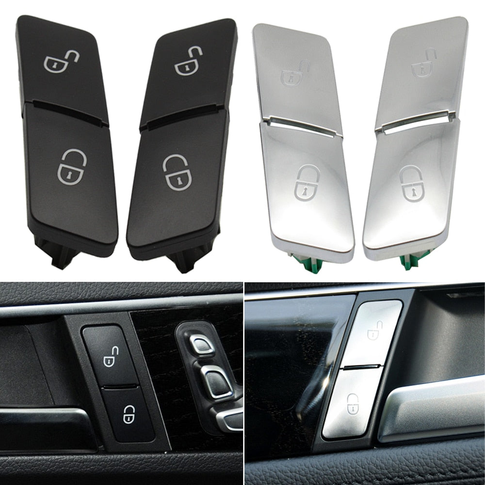 Left Right Interior Door Lock Button Unlock Switch For Mercedes Benz C Class W204, E Class W212,GLK 204,ML GL W166, W463,W156 - KiwisLove