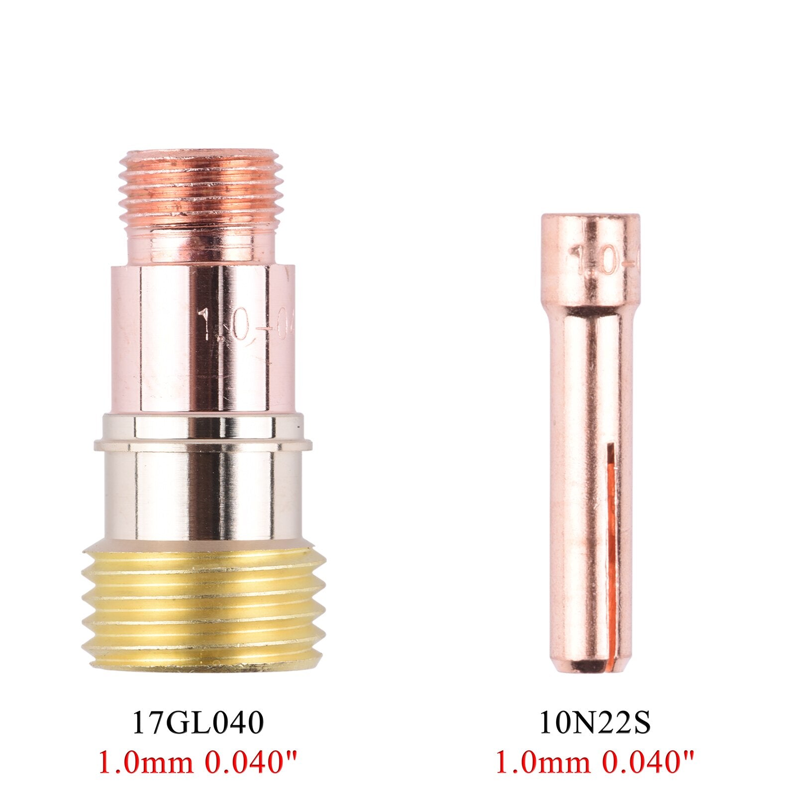 1.0/1.6/2.4/3.2mm TIG Collet Body Collet 10N22S 10N23S 10N24S 10N25S 17GL040 17GL116 17GL332 17GL18 For TIG WP17 18 26 Torch - KiwisLove