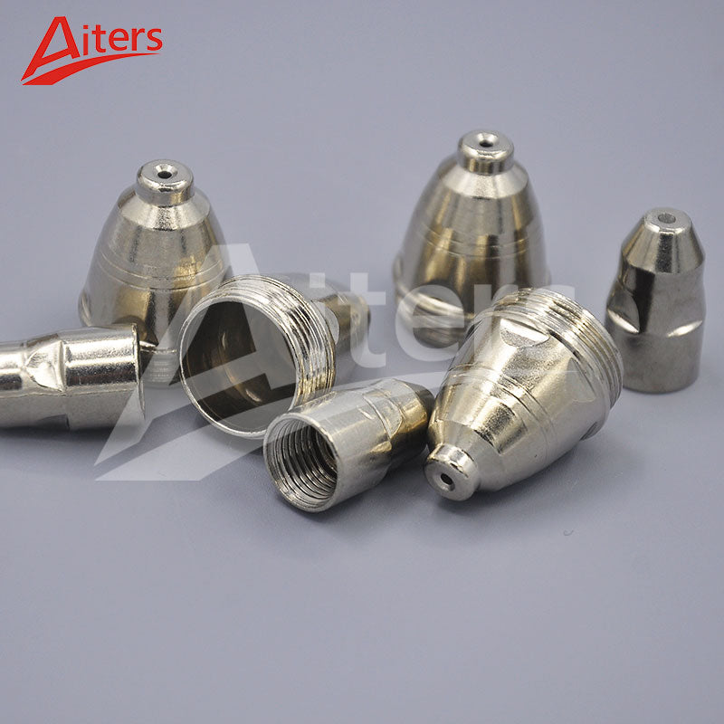 45PCS Air Plasma P80 Consumables Accessories Electrodes Nozzle and Ceramic Shield Cup 60A 80A 100A - KiwisLove