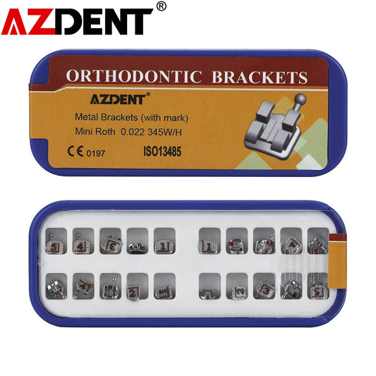 Azdent Mini MBT.022 3-4-5 Hooks Roth  Dental Orthodontic Brackets The Whole Casting Process - KiwisLove