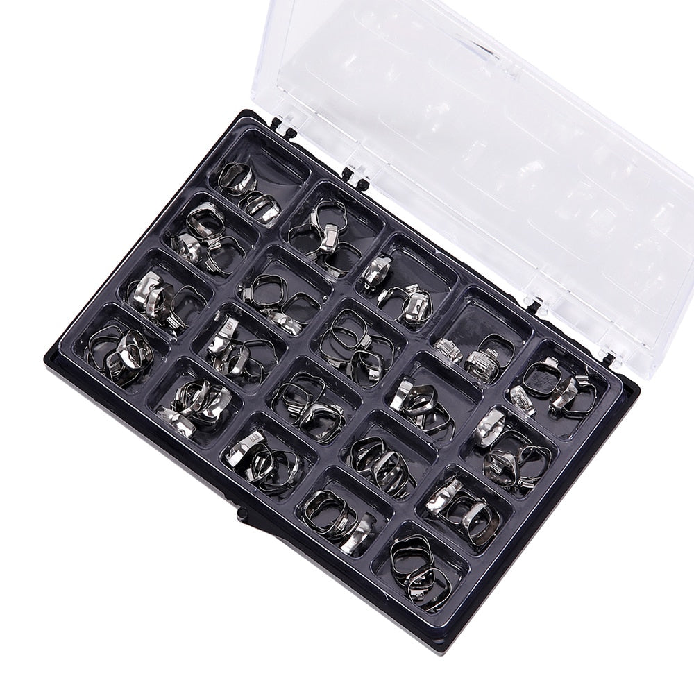 80PCS/BOX AZDENT Dental Orthodontic Bands with Buccal Tube For 1st Molar Roth / MBT 022&quot; - KiwisLove
