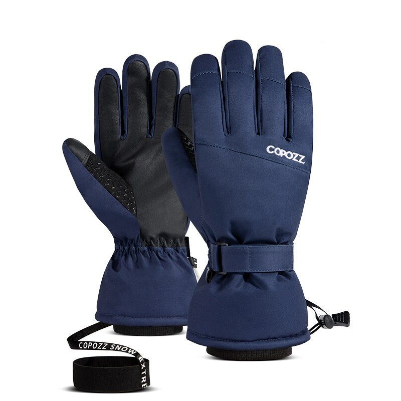COPOZZ Men Women Ski Gloves Ultralight Waterproof Winter Warm Gloves Snowboard Gloves Motorcycle Riding Snow Windproof Gloves - KiwisLove