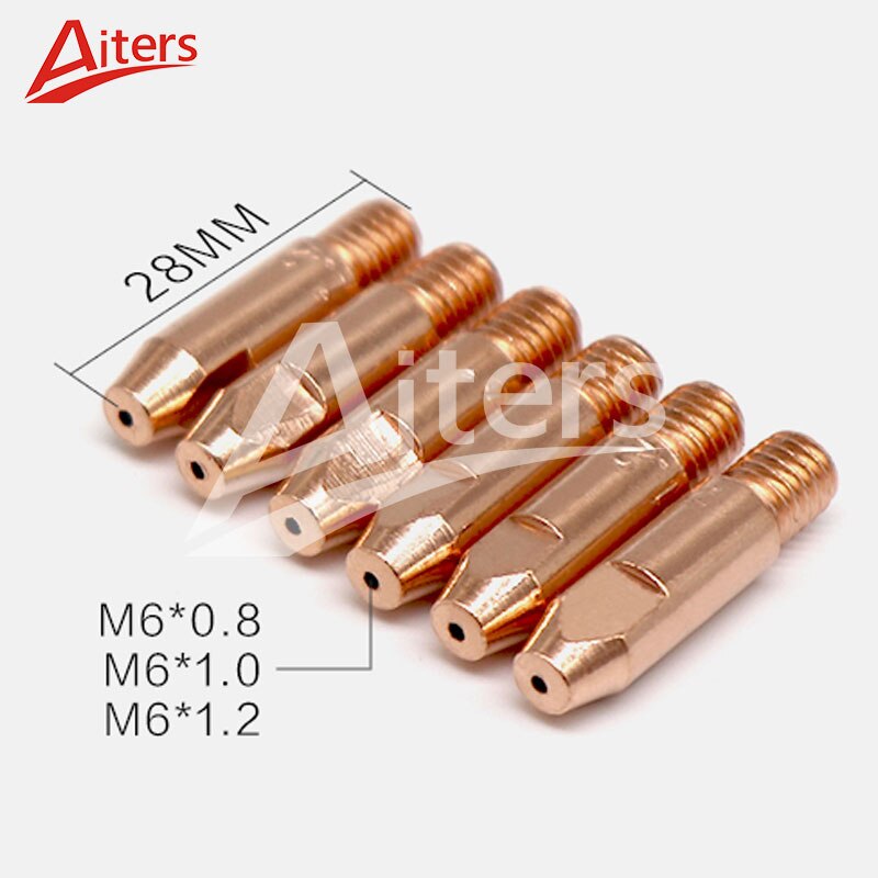 24KD Welding Torch 35PCS Gas Nozzle Gas Diffuser and Contact Tip Holder M6x28mm Contact Tips for MIG Welding Machine - KiwisLove