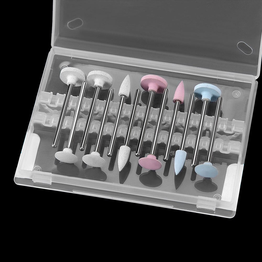 12 Pcs/kit Dental Porcelain Teeth Polishing Kits HP 0312 for Low Speed Handpiece 12 Silicone Polishers - KiwisLove
