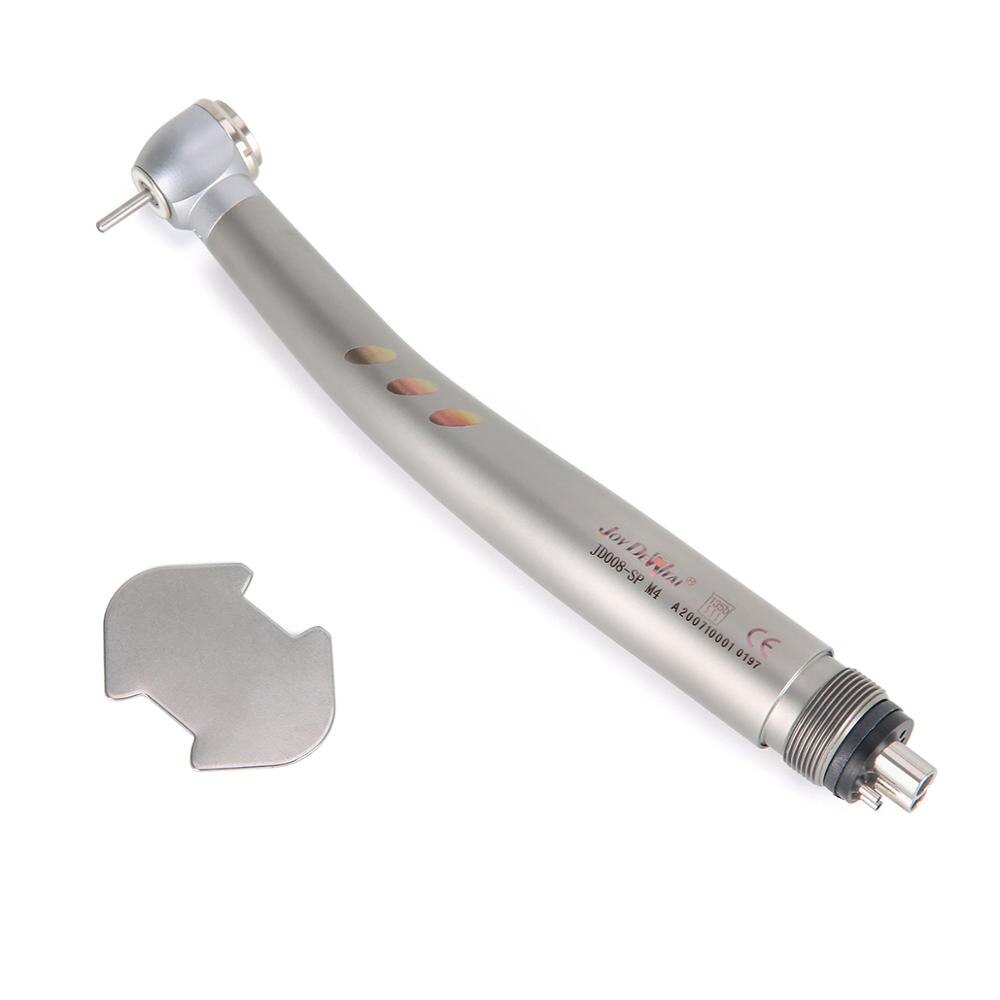 Dental E-Generator Shadowless Ring LED High Speed Ceramic Handpiece 4 / 2 Hole Standard Head Push Button - KiwisLove