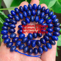 Natural Lapis Lazuli Stone Faceted Column Round Irregular Spacer Beads For Jewelry Making Diy Bracelets Necklace Accessories - KiwisLove