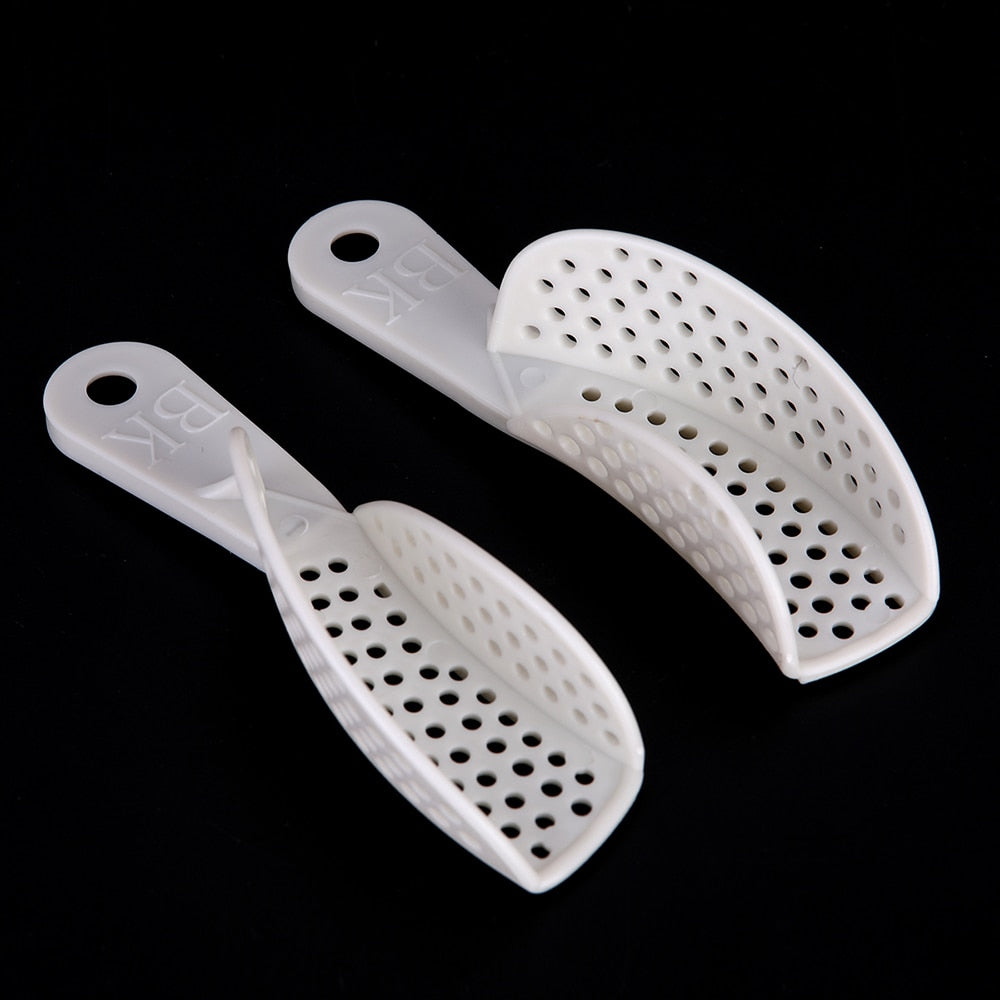 10Pcs/Set Dental Plastic Tray Without Mesh Dentist Tools Dentistry Lab Material Teeth Holder - KiwisLove