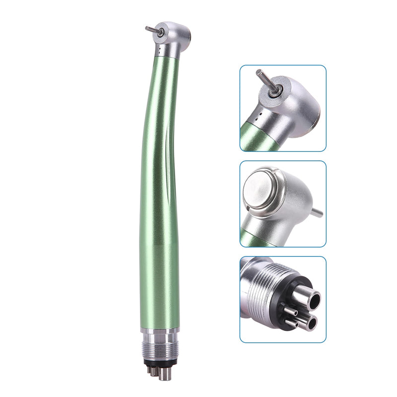 Dental High Speed Air Turbine Standard Head Push Button Single Water Spray 2/4 Hole Color Handpiece Autoclavable - KiwisLove